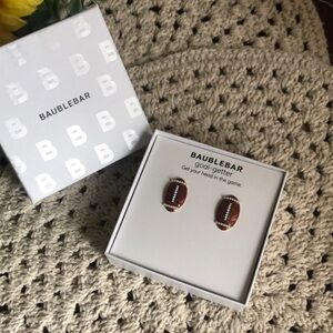 BaubleBar Goal Getter FOOTBALL Earrings